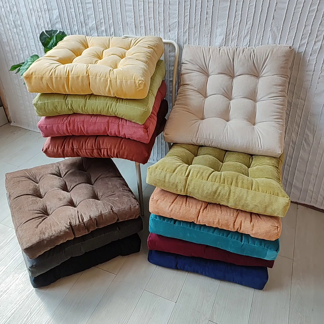 91家纺网 家纺一手货源 找家纺 （总）李帅家居 2025新款大号灯芯绒方坐垫榻榻米椅子垫抱枕沙发靠垫床头靠背