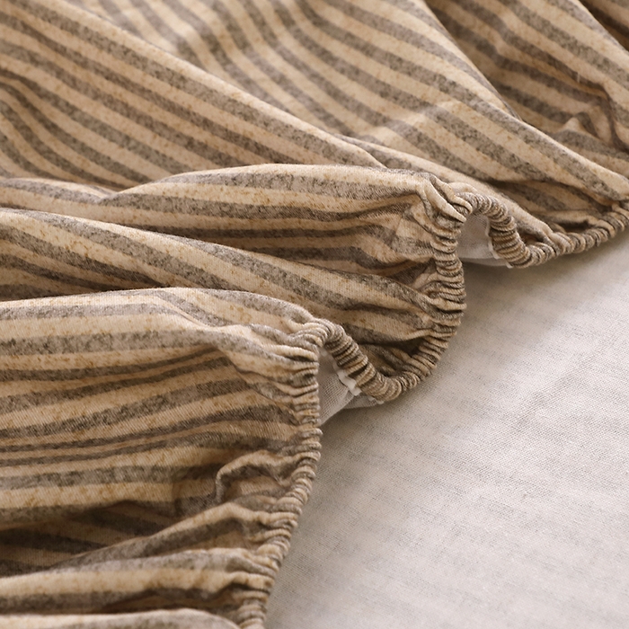 91家纺网 家纺一手货源 找家纺 贝兰仙奴 2025新款亲肤舒适全棉磨毛多规格系列单床笠 贝尔湖畔