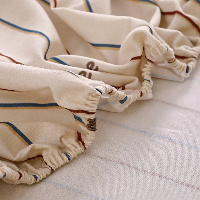 91家纺网 家纺一手货源 找家纺 贝兰仙奴 2025新款亲肤舒适全棉磨毛多规格系列单床笠 可爱猫