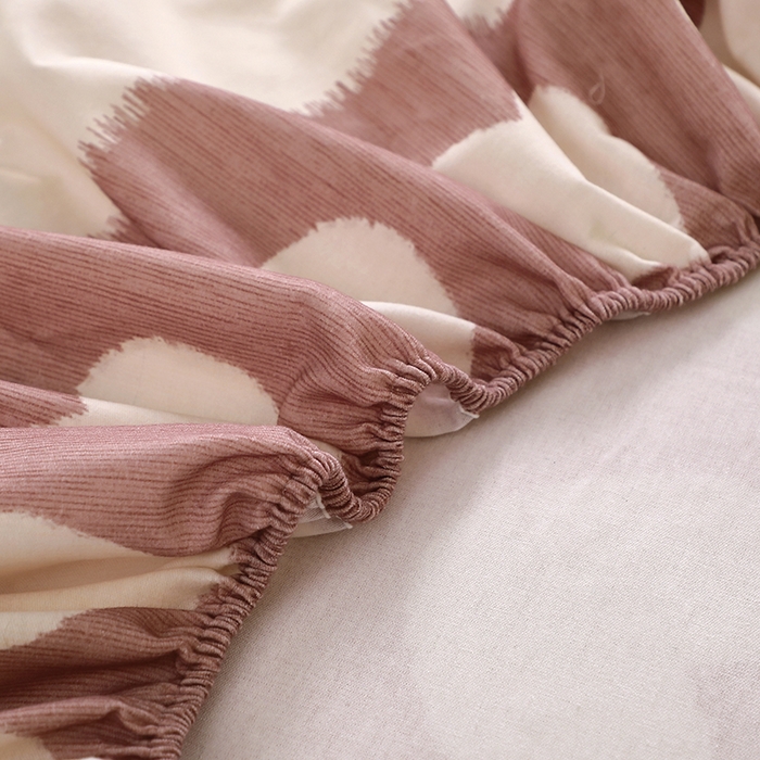 91家纺网 家纺一手货源 找家纺 贝兰仙奴 2025新款亲肤舒适全棉磨毛多规格系列单床笠 心相近