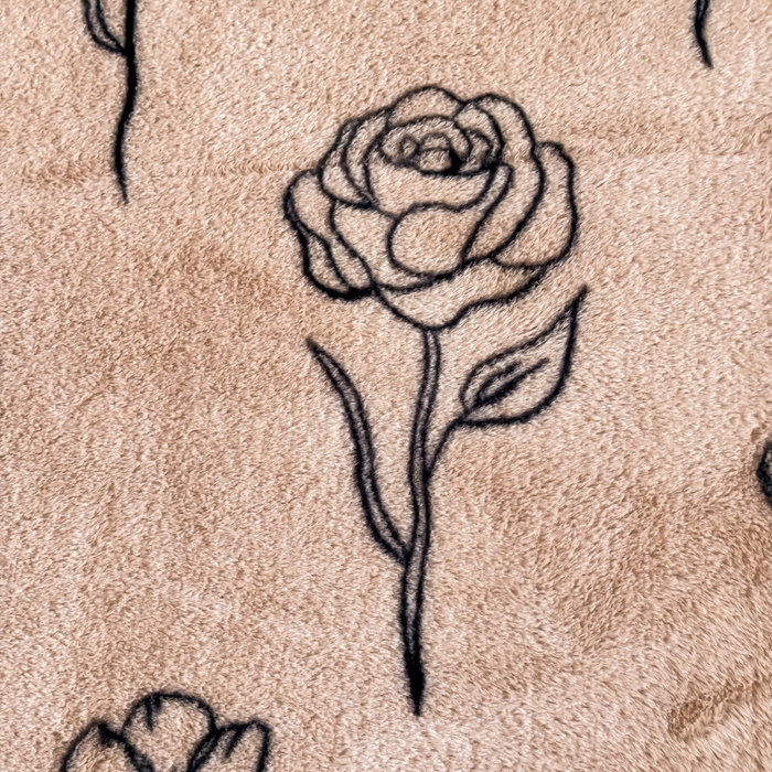 91家纺网 家纺一手货源 找家纺 小叮当家纺仓储工厂店 2025新款美拉德系列兔毛单床裙 床裙单件 床裙-线条玫瑰