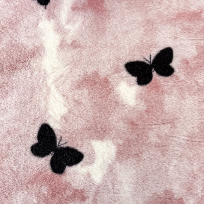 91家纺网 家纺一手货源 找家纺 小叮当家纺仓储工厂店 2025新款美拉德系列兔毛单床裙 床裙单件 床裙-梦蝶