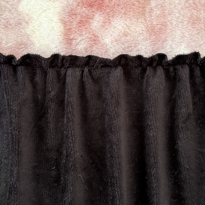 91家纺网 家纺一手货源 找家纺 小叮当家纺仓储工厂店 2025新款美拉德系列兔毛单床裙 床裙单件 床裙-梦蝶