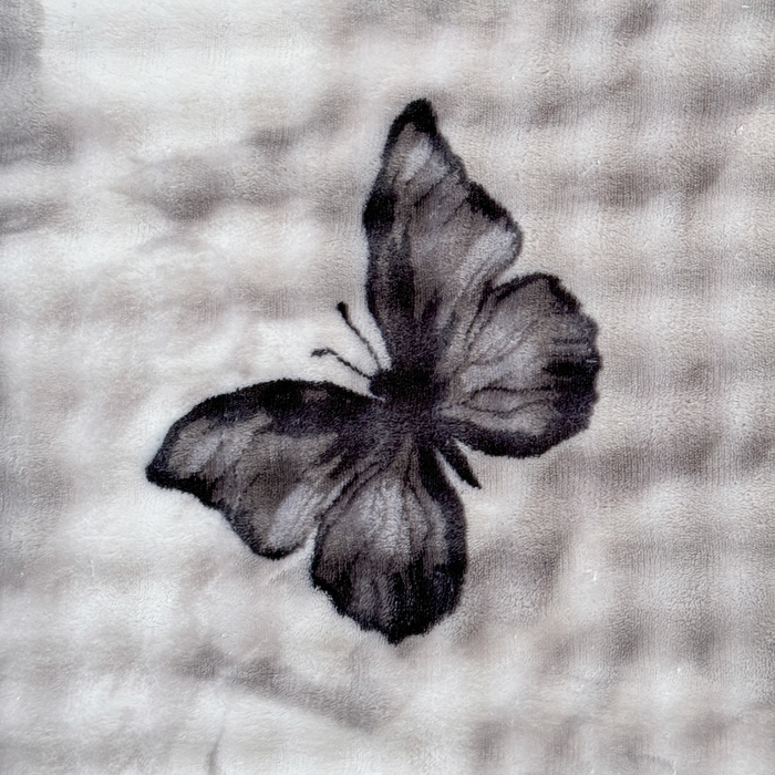 91家纺网 家纺一手货源 找家纺 小叮当家纺仓储工厂店 2025新款兔兔绒牛奶绒印花单床笠 床笠单件 床笠-蝶影