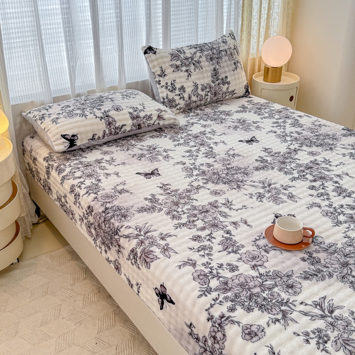 91家纺网 家纺一手货源 找家纺 小叮当家纺仓储工厂店 2025新款兔兔绒牛奶绒印花单床笠 床笠单件 床笠-蝶梦花