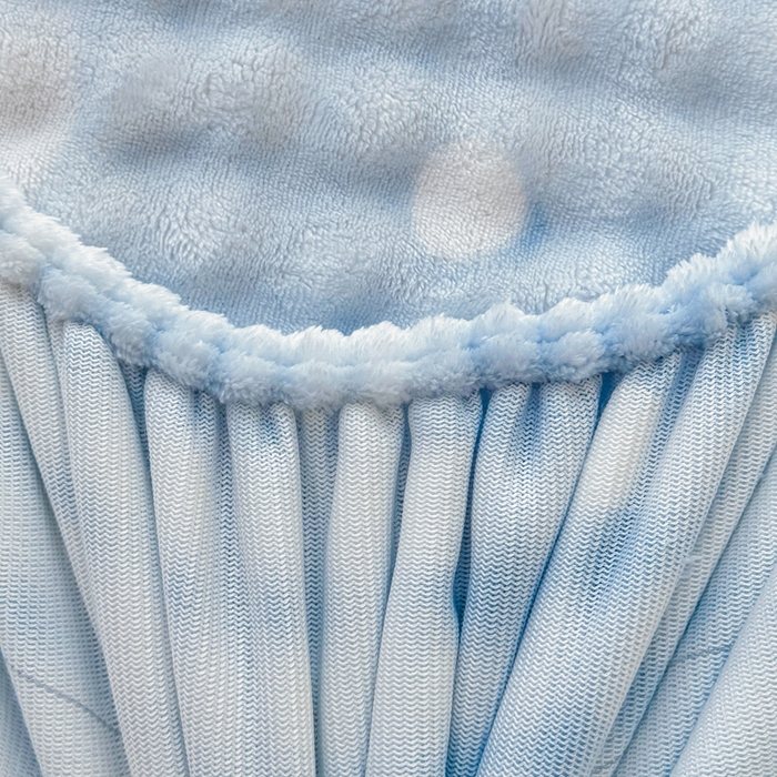 91家纺网 家纺一手货源 找家纺 小叮当家纺仓储工厂店 2025新款兔兔绒牛奶绒印花单床笠 床笠单件 床笠-蝴蝶结蓝色