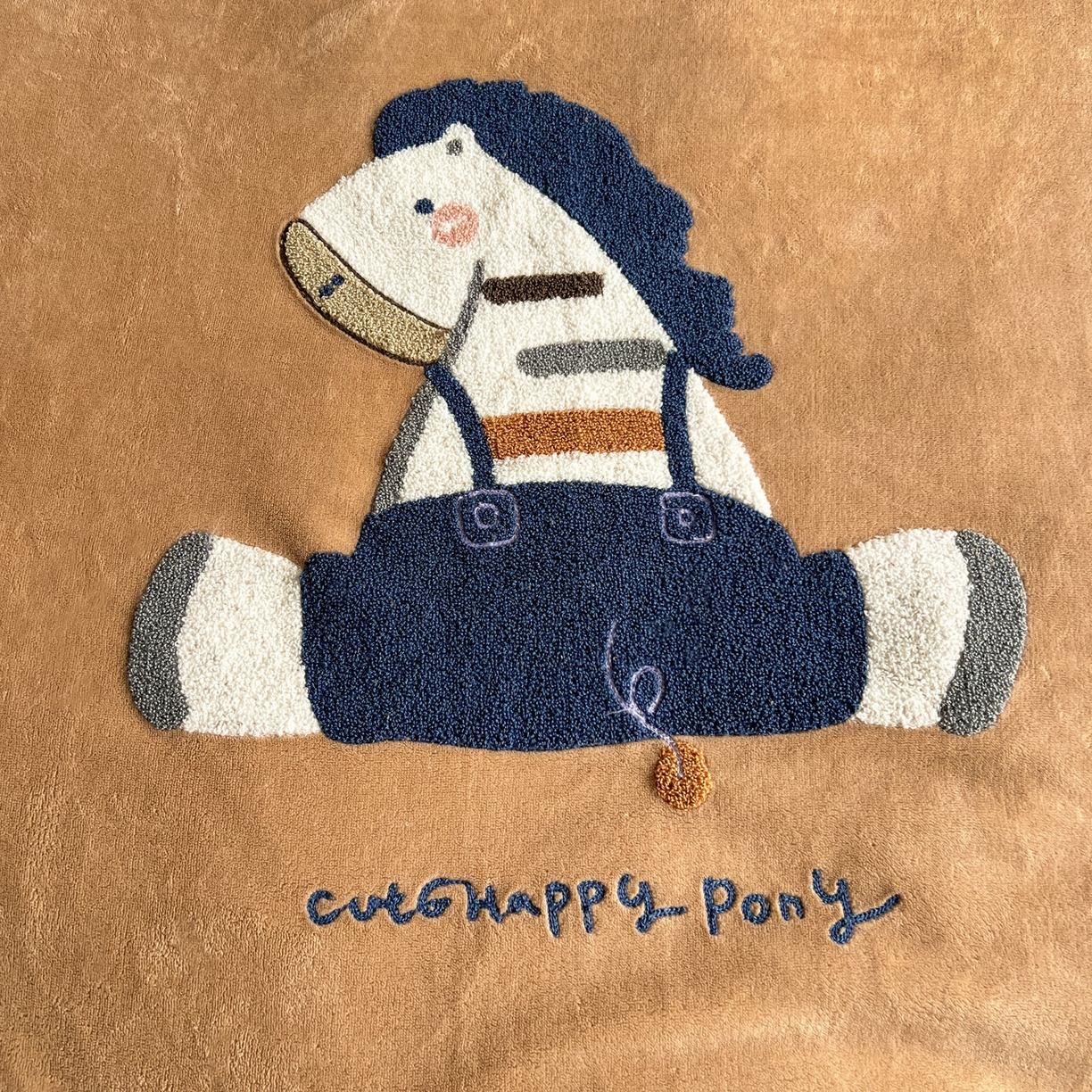 91家纺网 家纺一手货源 找家纺 凯洛奇 2025新款牛奶绒毛巾绣系列四件套-斑马先生（提供买家秀） 斑马先生-咖啡