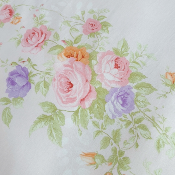 91家纺网 家纺一手货源 找家纺 铭博家纺 2025新款直播爆款全棉纯棉四件套 吊边一字绣工艺款四件套 爱洛花园