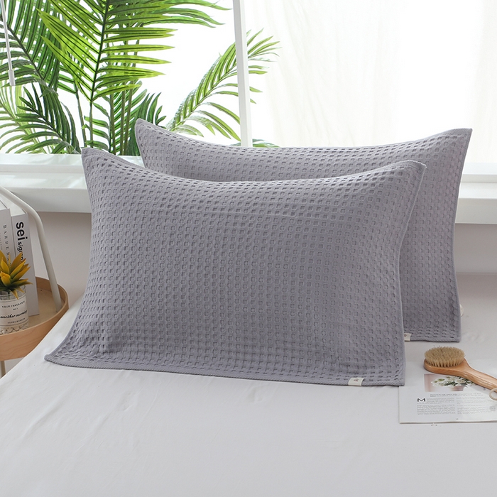 91家纺网 家纺一手货源 找家纺 （总）娇兰毛巾 2025新款7A抗菌全棉A类华夫格纱布枕巾