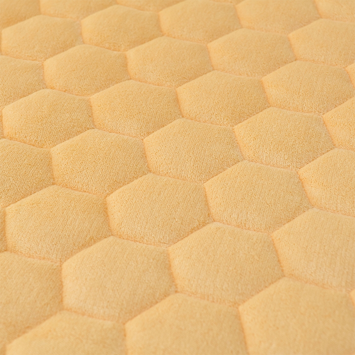 91家纺网 家纺一手货源 找家纺 优家居 2025新款纯色韩版花边牛奶绒夹棉床裙床罩加厚外贸直播 盛世-杏黄