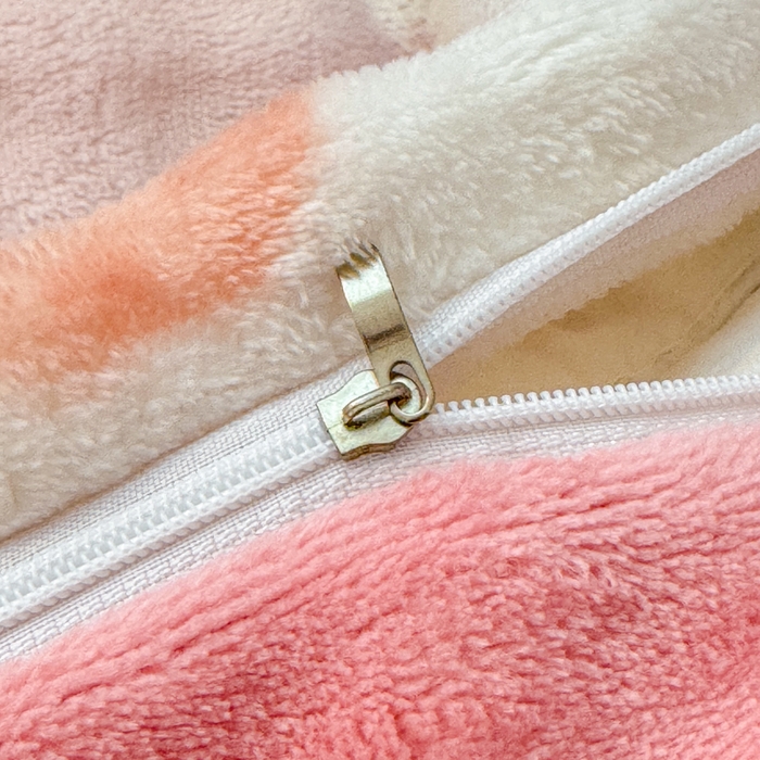 91家纺网 家纺一手货源 找家纺 小叮当家纺仓储工厂店 2025新款印花兔兔绒牛奶绒大泡泡单被套 被套单件 大泡泡-花朵粉