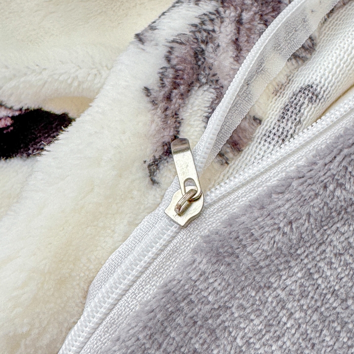 91家纺网 家纺一手货源 找家纺 小叮当家纺仓储工厂店 2025新款印花兔兔绒牛奶绒大泡泡单被套 被套单件 大泡泡-蝶梦花