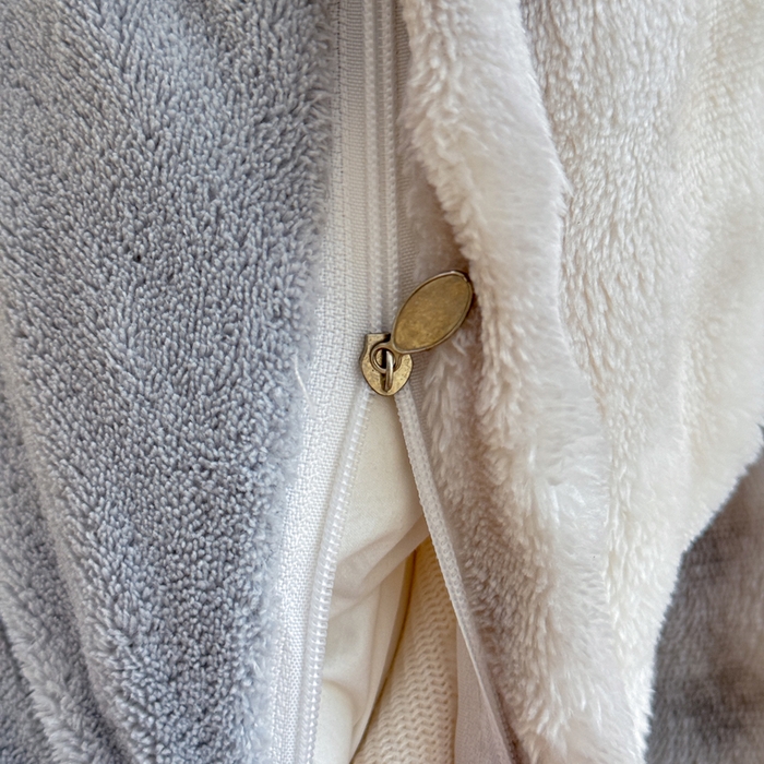 91家纺网 家纺一手货源 找家纺 小叮当家纺仓储工厂店 2025新款印花兔兔绒牛奶绒大泡泡单被套 被套单件 大泡泡-时尚灰