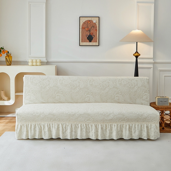 91家纺网 家纺一手货源 找家纺 （总）逐日沙发套 2025新款提花裙摆沙发床套