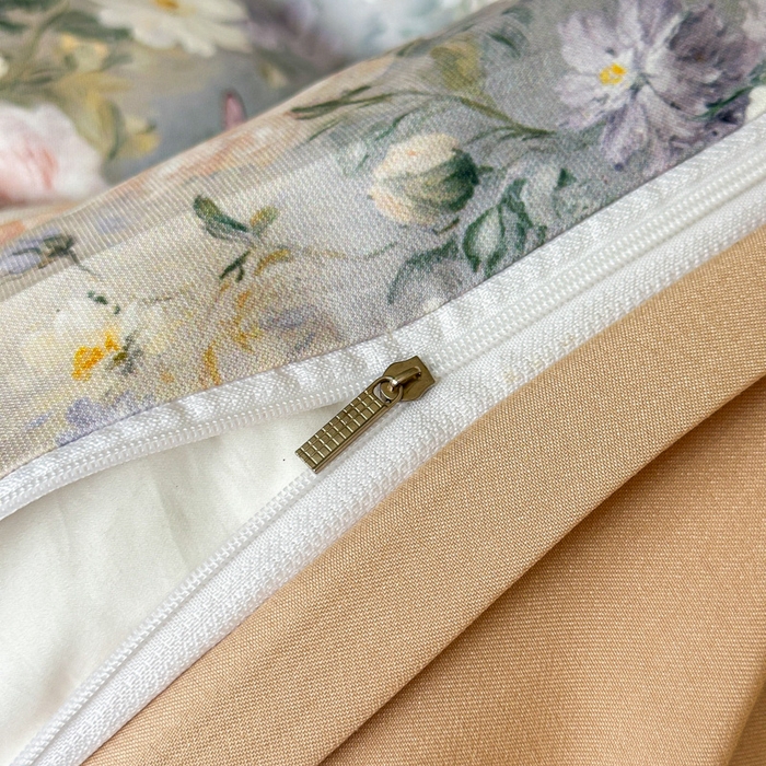 91家纺网 家纺一手货源 找家纺 棠颂家纺 2025新款A类锦棉缎陶瓷磨毛数码印花四件套（礼盒款） 云裳