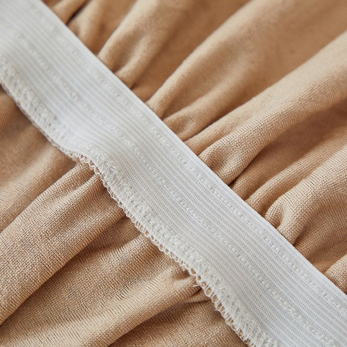 91家纺网 家纺一手货源 找家纺 逐日沙发套 2025新款提花裙摆沙发床套 裙摆沙发床套 欧艺-卡其