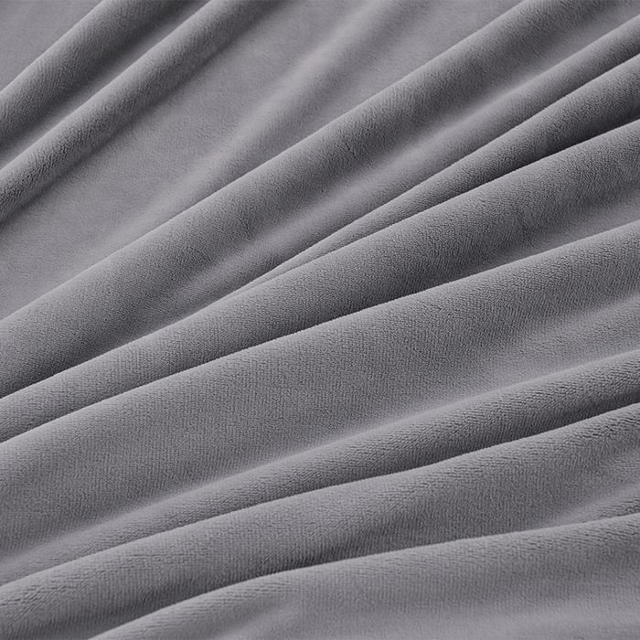 91家纺网 家纺一手货源 找家纺 优家居 2025新款纯色韩版花边牛奶绒床裙床罩加厚直播外贸可定做 盛世-银灰