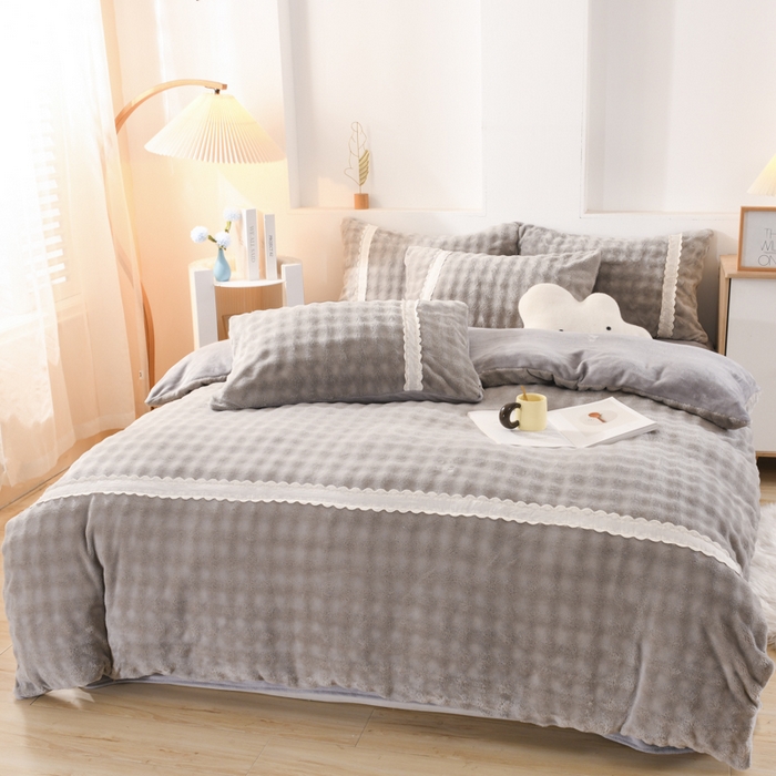 91家纺网 家纺一手货源 找家纺 （总）米瑞娜 2025新款泡泡绒四件套