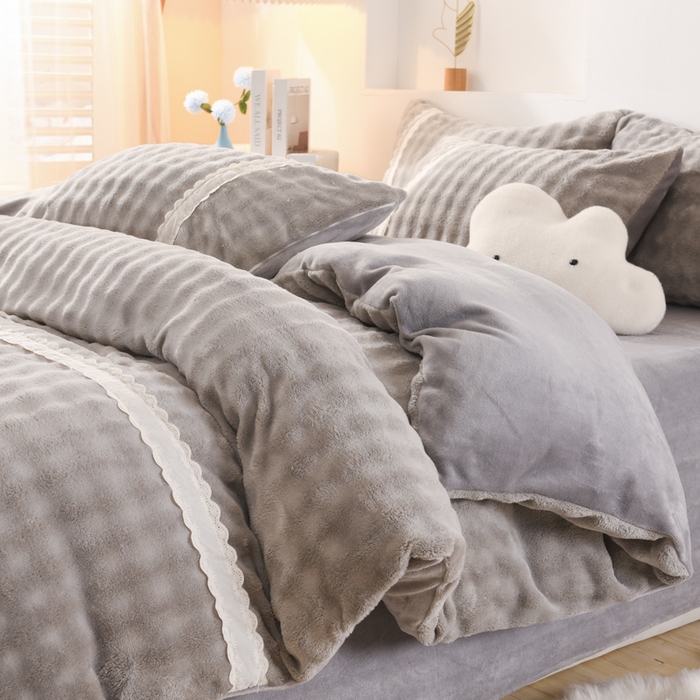 91家纺网 家纺一手货源 找家纺 （总）米瑞娜 2025新款泡泡绒四件套