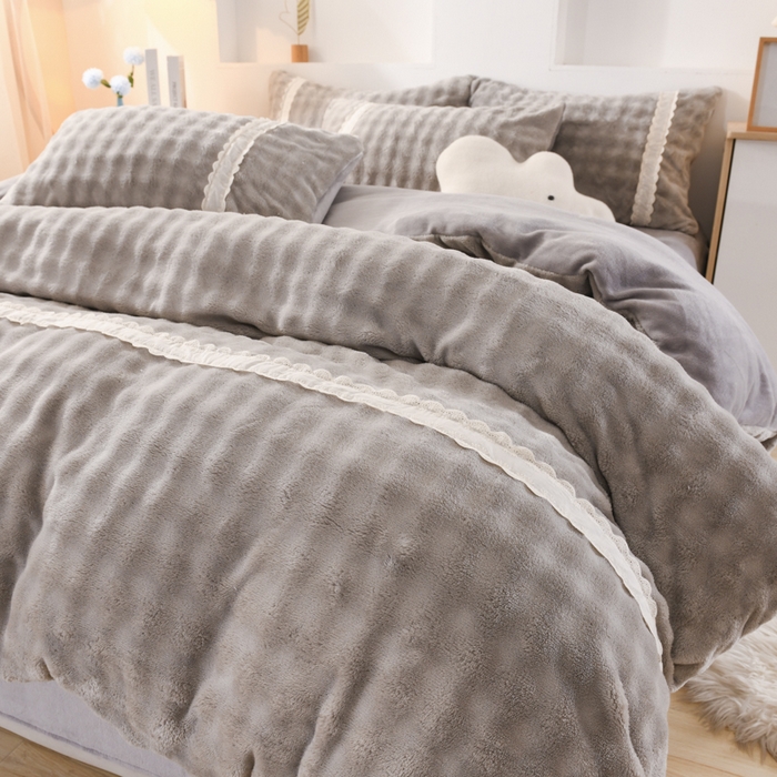 91家纺网 家纺一手货源 找家纺 （总）米瑞娜 2025新款泡泡绒四件套