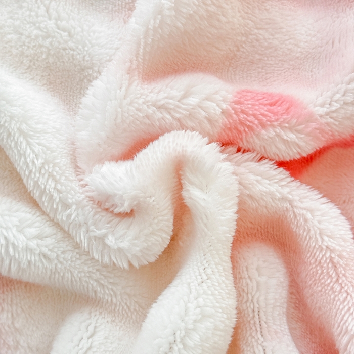 91家纺网 家纺一手货源 找家纺 小叮当家纺仓储工厂店 2025新款印花兔兔绒牛奶绒大泡泡四件套 大泡泡-蝴蝶结粉