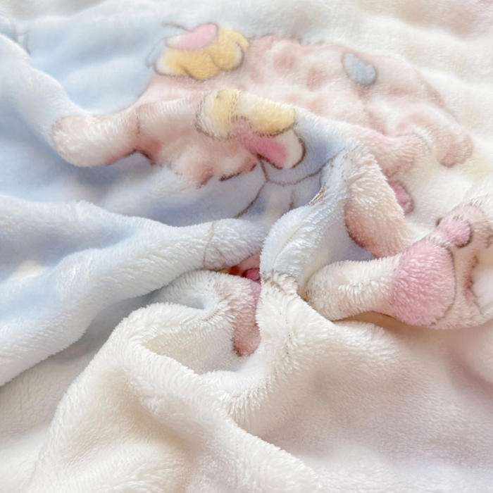 91家纺网 家纺一手货源 找家纺 小叮当家纺仓储工厂店 2025新款印花兔兔绒牛奶绒大泡泡四件套 洛丽塔