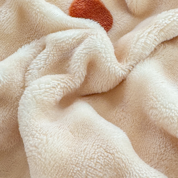 91家纺网 家纺一手货源 找家纺 小叮当家纺仓储工厂店 2025新款印花兔兔绒牛奶绒大泡泡四件套 大泡泡-萌宝咖