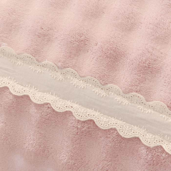 91家纺网 家纺一手货源 找家纺 米瑞娜 2025新款泡泡绒四件套 泡泡-粉灰