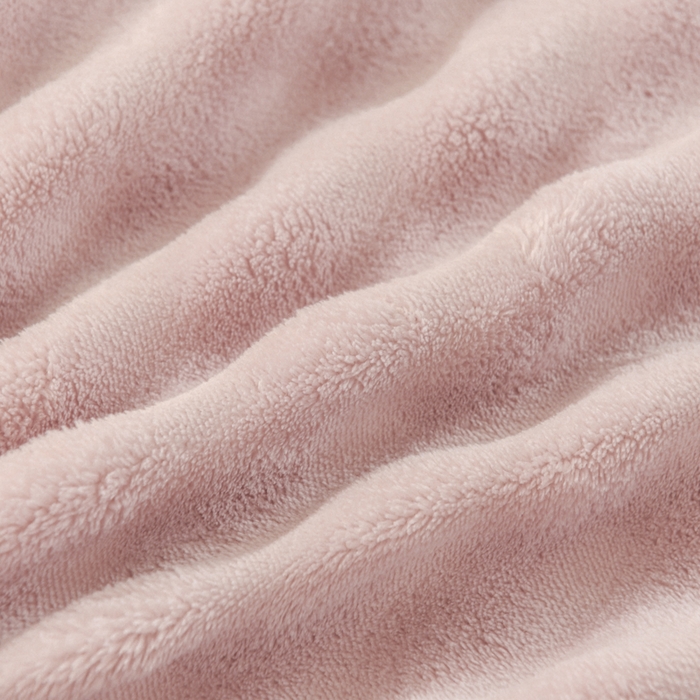 91家纺网 家纺一手货源 找家纺 米瑞娜 2025新款泡泡绒四件套 泡泡-粉灰