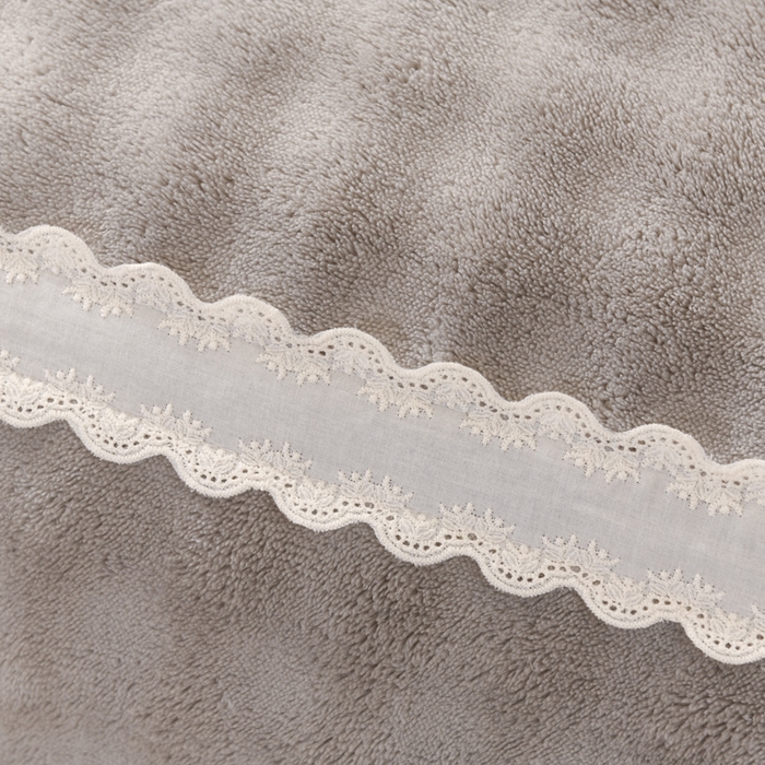 91家纺网 家纺一手货源 找家纺 米瑞娜 2025新款泡泡绒四件套 泡泡-浅灰