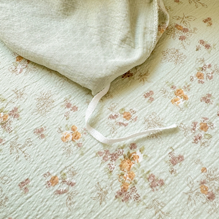 91家纺网 家纺一手货源 找家纺 麋兔 2025新款双层纱毛巾绣花边四件套 旺财