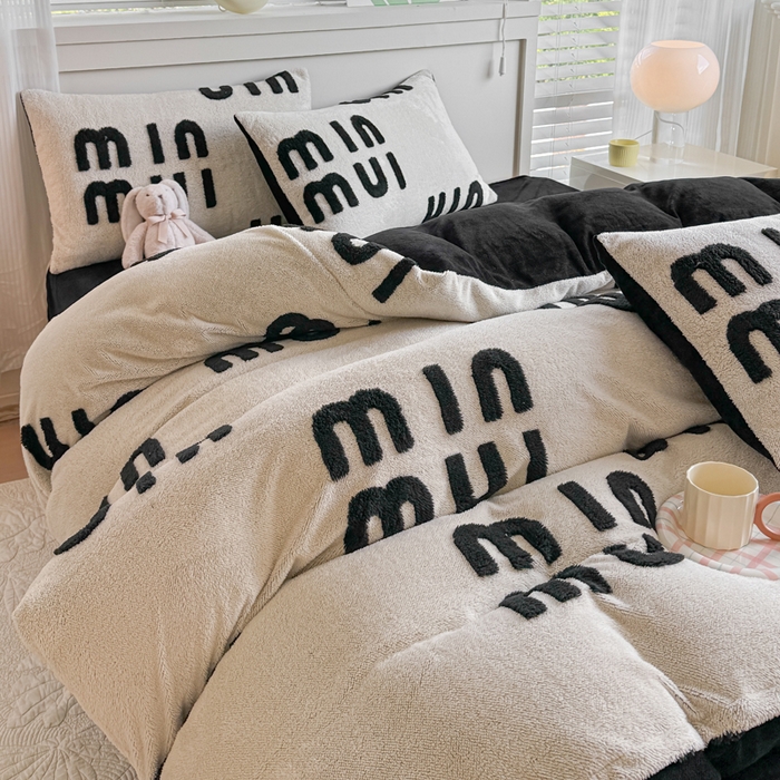 91家纺网 家纺一手货源 找家纺 （总）小叮当家纺仓储工厂店 2025新款舒棉绒提花绣花四件套