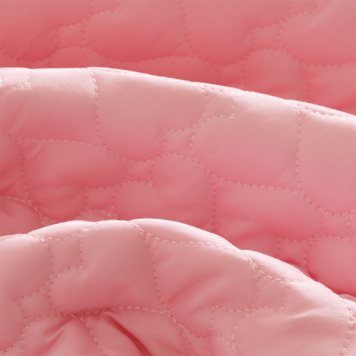 91家纺网 家纺一手货源 找家纺 好儿喜家纺 2025新款A类水洗棉床裙三件套-花恋系列 花恋-粉