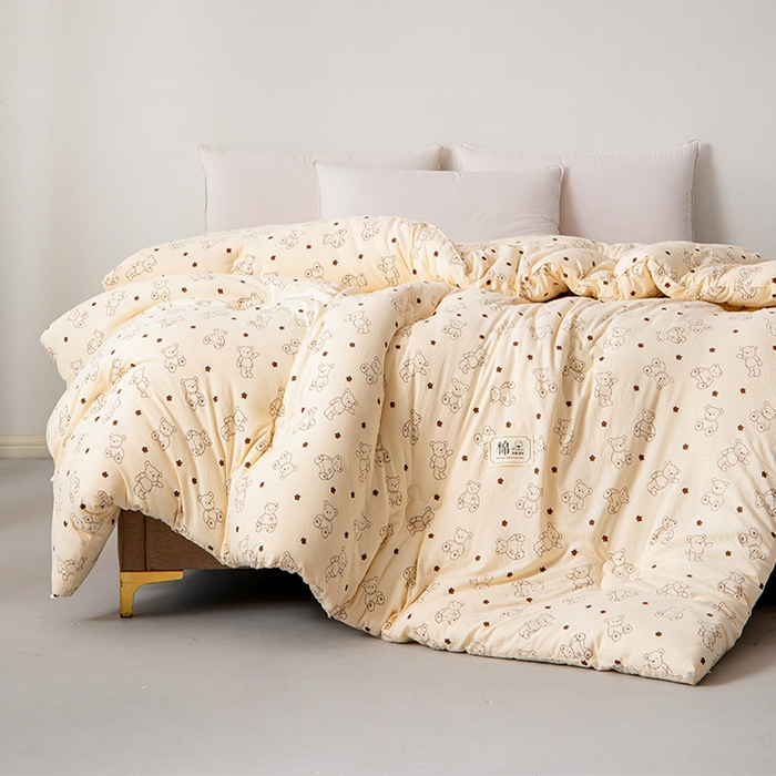 91家纺网 家纺一手货源 找家纺 （总）小叮当家纺仓储工厂店 （买家秀爆款不断货）2025新款A类母婴级卡通百分百新疆棉花被子全棉纯棉水洗棉被