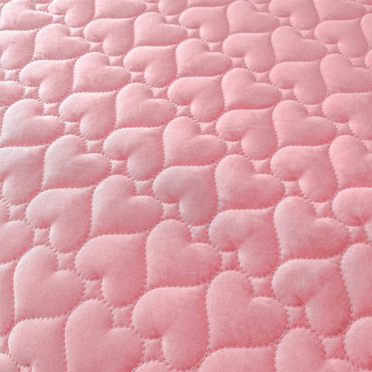 91家纺网 家纺一手货源 找家纺 （总）好儿喜家纺 2025新款A类水洗棉床裙三件套-心语系列