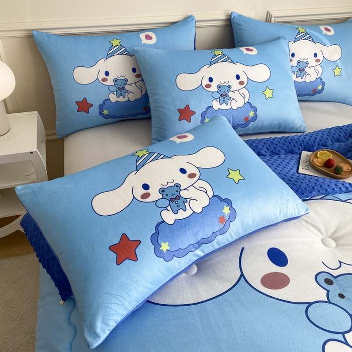 91家纺网 家纺一手货源 找家纺 一电 跨境电商可真空儿童豆豆被幼儿园秋冬被芯宝宝婴儿午睡小盖被盖毯小宝宝四季通用 小熊玉桂狗