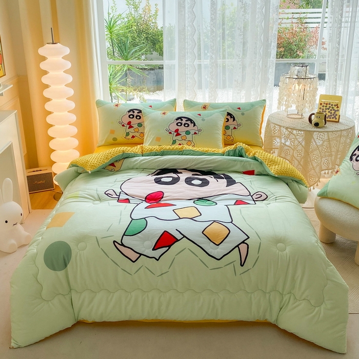 91家纺网 家纺一手货源 找家纺 （总）一电 跨境电商可真空儿童豆豆被幼儿园秋冬被芯宝宝婴儿午睡小盖被盖毯小宝宝四季通用