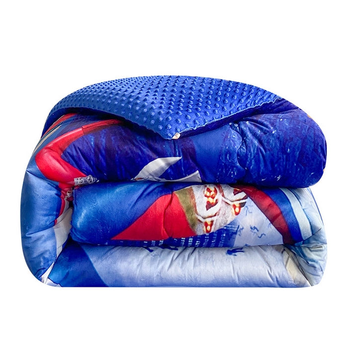 91家纺网 家纺一手货源 找家纺 （总）一电 跨境电商可真空儿童豆豆被幼儿园秋冬被芯宝宝婴儿午睡小盖被盖毯小宝宝四季通用