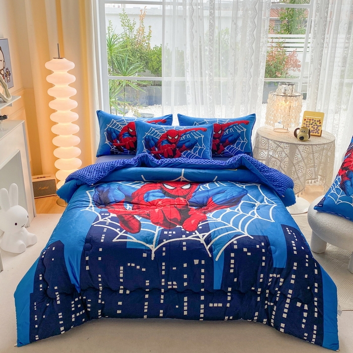 91家纺网 家纺一手货源 找家纺 （总）一电 跨境电商可真空儿童豆豆被幼儿园秋冬被芯宝宝婴儿午睡小盖被盖毯小宝宝四季通用