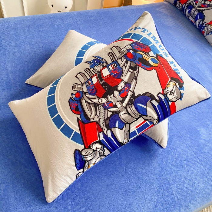 91家纺网 家纺一手货源 找家纺 一电 跨境电商可真空儿童豆豆被幼儿园秋冬被芯宝宝婴儿午睡小盖被盖毯小宝宝四季通用 圈圈机器人