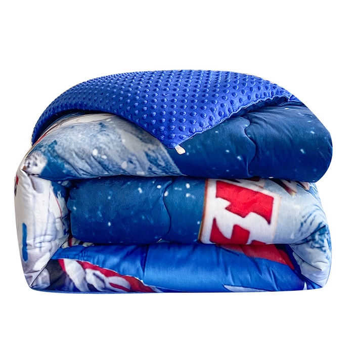 91家纺网 家纺一手货源 找家纺 一电 跨境电商可真空儿童豆豆被幼儿园秋冬被芯宝宝婴儿午睡小盖被盖毯小宝宝四季通用 奥特警卫队