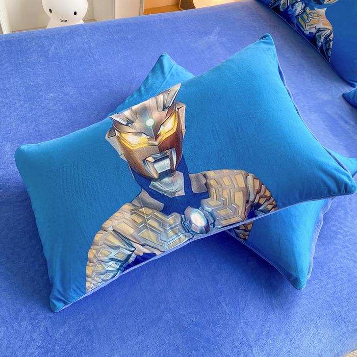 91家纺网 家纺一手货源 找家纺 一电 跨境电商可真空儿童豆豆被幼儿园秋冬被芯宝宝婴儿午睡小盖被盖毯小宝宝四季通用 奥特家族