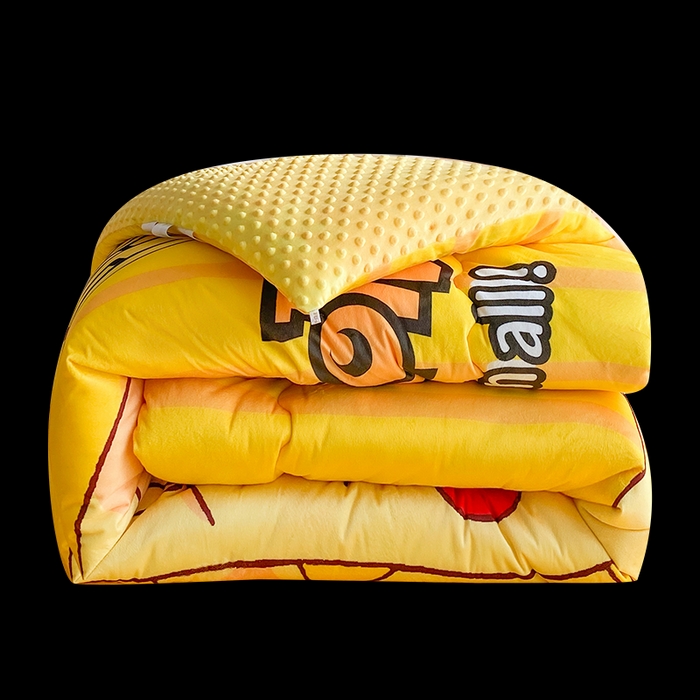 91家纺网 家纺一手货源 找家纺 一电 跨境电商可真空儿童豆豆被幼儿园秋冬被芯宝宝婴儿午睡小盖被盖毯小宝宝四季通用 草莓皮卡丘