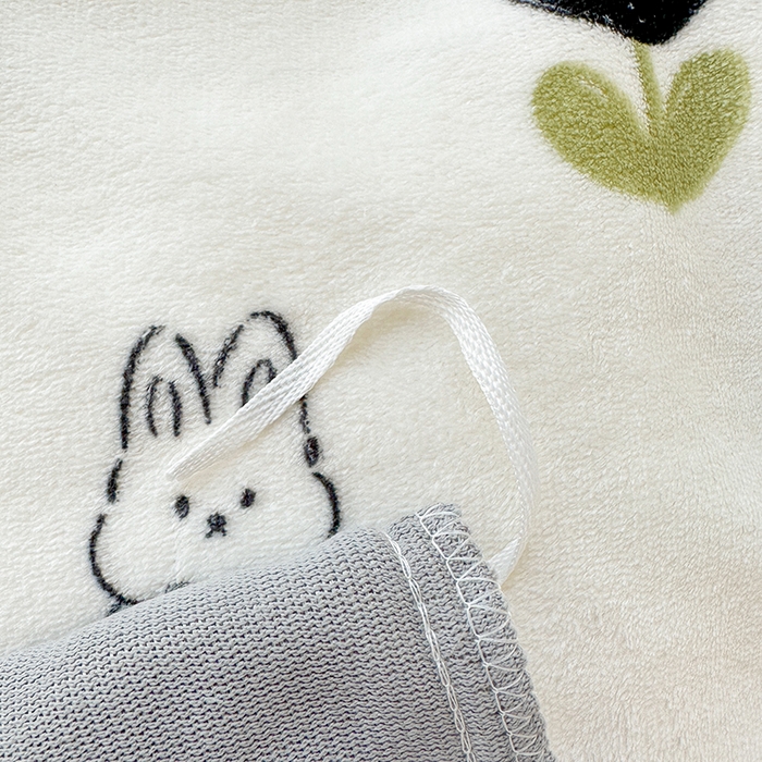 91家纺网 家纺一手货源 找家纺 斯卡诺家纺 2025小清新加厚高克重牛奶绒四件套网红直播爆款 北欧兔