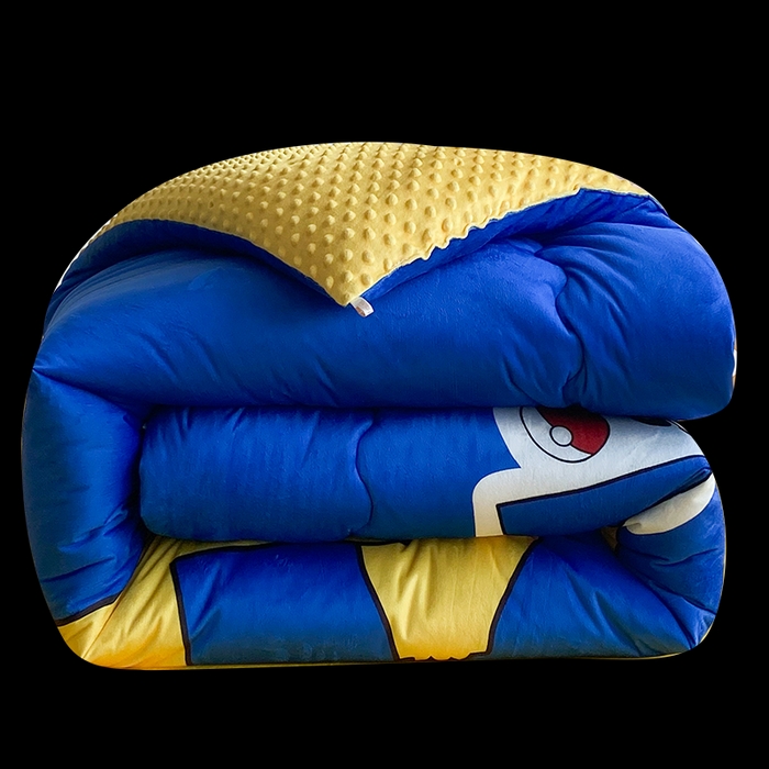 91家纺网 家纺一手货源 找家纺 一电 跨境电商可真空儿童豆豆被幼儿园秋冬被芯宝宝婴儿午睡小盖被盖毯小宝宝四季通用 淘气皮卡丘