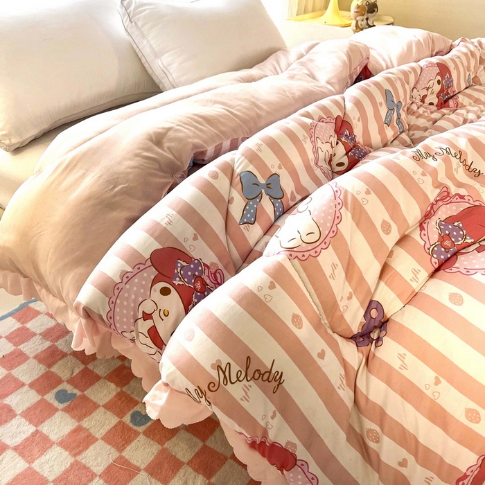 91家纺网 家纺一手货源 找家纺 一电 2024跨境电商可真空儿童被幼儿园秋冬被芯宝宝婴儿午睡小盖被盖毯小宝宝四季通用 田园美乐蒂