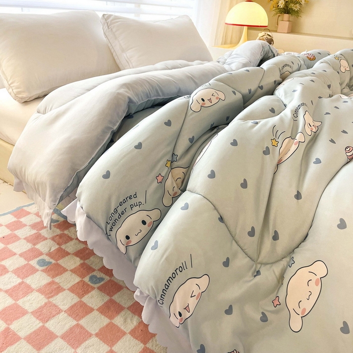 91家纺网 家纺一手货源 找家纺 一电 2024跨境电商可真空儿童被幼儿园秋冬被芯宝宝婴儿午睡小盖被盖毯小宝宝四季通用 星空玉桂狗