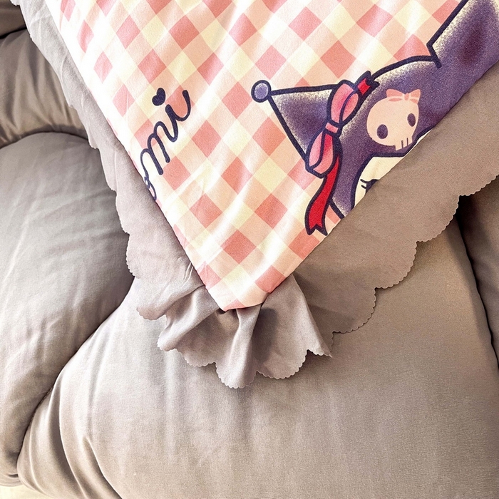 91家纺网 家纺一手货源 找家纺 一电 2024跨境电商可真空儿童被幼儿园秋冬被芯宝宝婴儿午睡小盖被盖毯小宝宝四季通用 欢乐库洛米