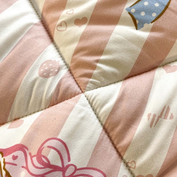 91家纺网 家纺一手货源 找家纺 一电 2024跨境电商可真空儿童被幼儿园秋冬被芯宝宝婴儿午睡小盖被盖毯小宝宝四季通用 田园美乐蒂