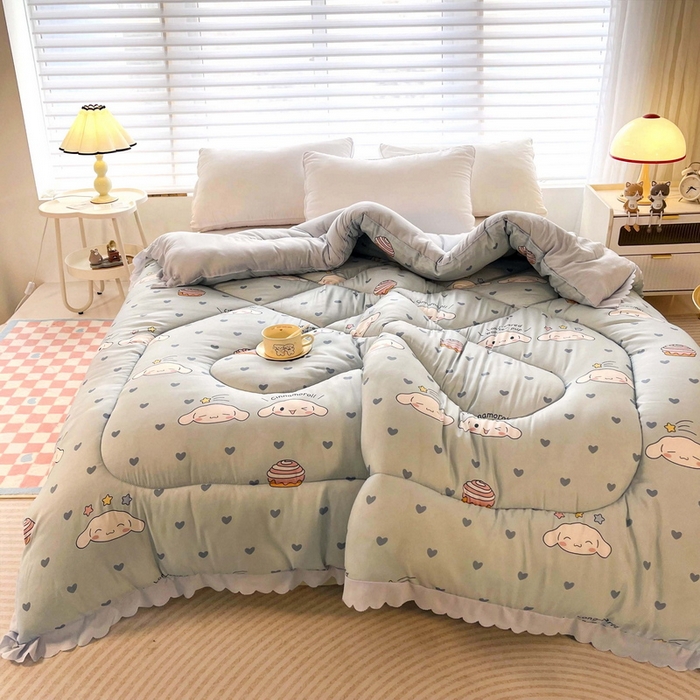 91家纺网 家纺一手货源 找家纺 一电 2024跨境电商可真空儿童被幼儿园秋冬被芯宝宝婴儿午睡小盖被盖毯小宝宝四季通用 星空玉桂狗